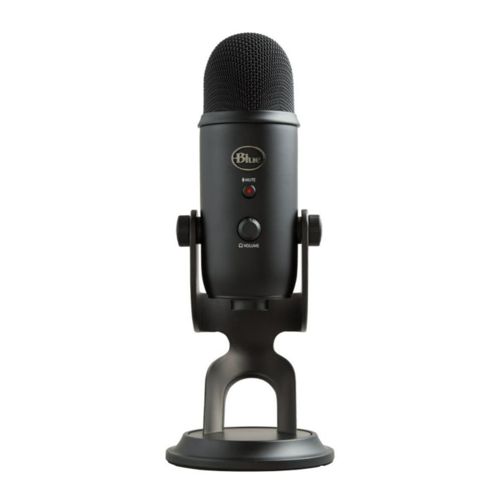 Blue Microphones Yeti USB Blackout Microphone Plus C922 Pro Streamer HD Webcam (Open Box)