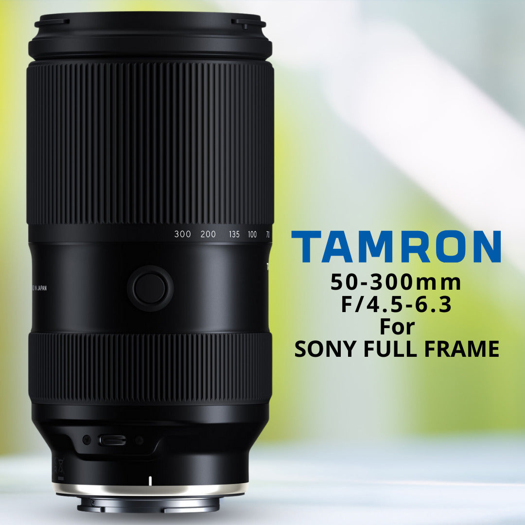 Tamron 50-300mm f/4.5-6.3 Di III VC VXD Lens (Sony E) with Gadget Bag and Filter Set Bundle