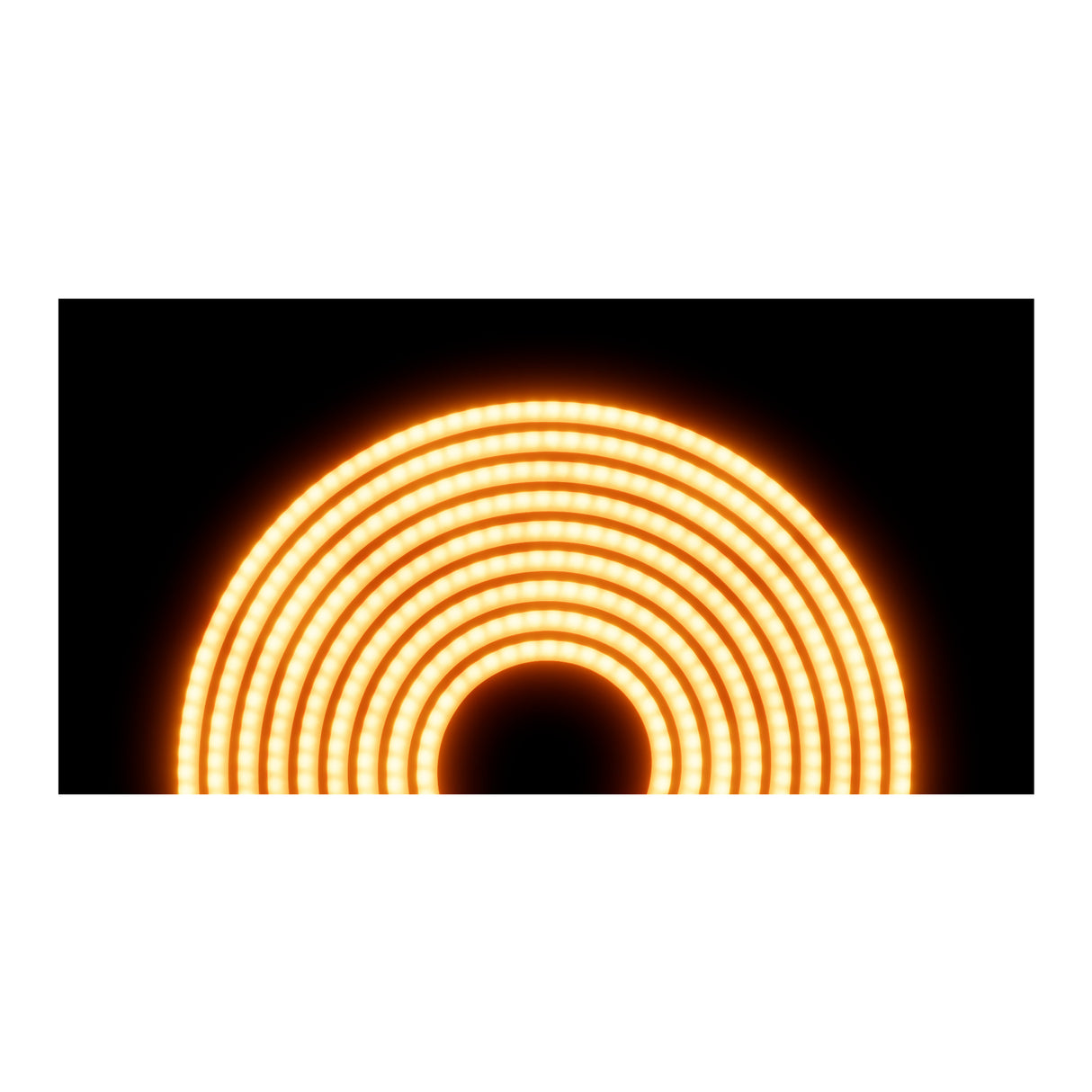 Atomos Sun Dragon Rope Light with 5-Color RGBAW Design and Flexible Build (White, with Diffuser)