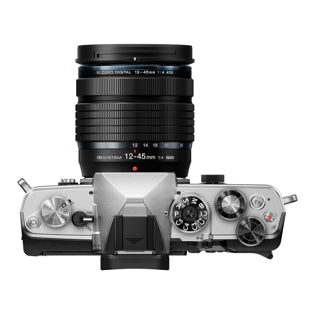 OM SYSTEM OM-3 Mirrorless Micro Four Thirds System Camera with M.Zuiko Digital 12-45mm F4 Lens Kit