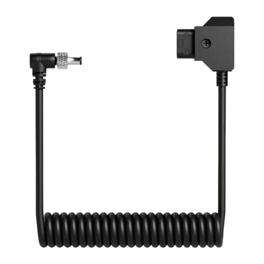 Atomos D-Tap to DC 16-Inch Locking Cable Connector Barrel Coiled for Monitor and Recorders (Black)