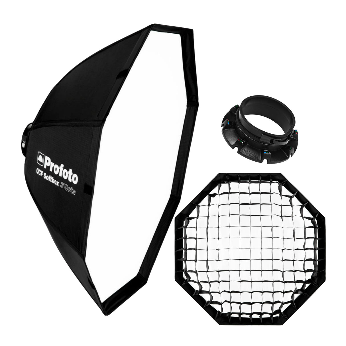 Profoto OCF Compact and Lightweight 3-Feet Softbox Octa with Profoto OCF Softgrid 3-Feet Octa Bundle