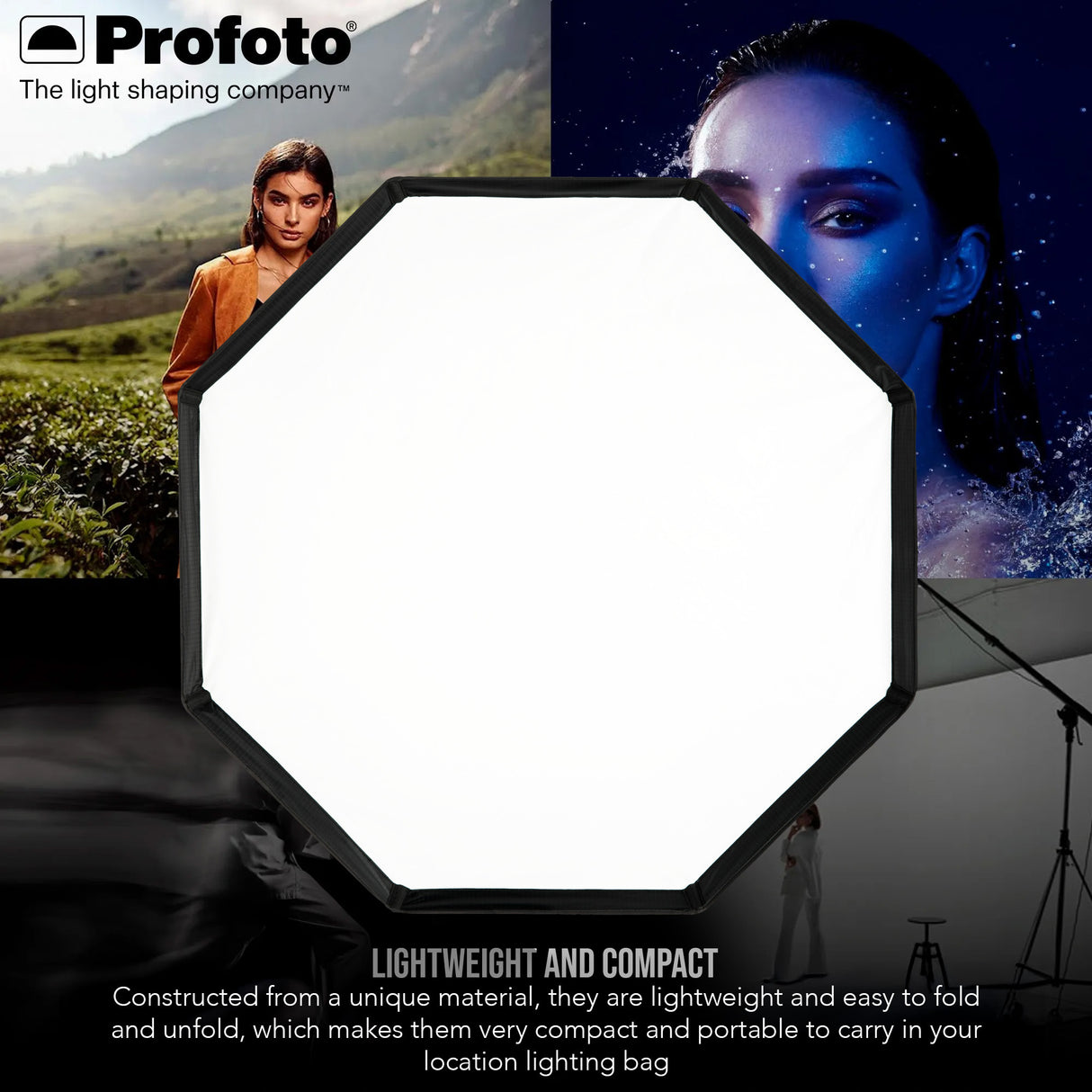 Profoto OCF Compact and Lightweight 3-Feet Softbox Octa with Profoto OCF Softgrid 3-Feet Octa Bundle