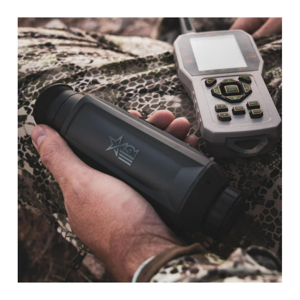 AGM TaipanV2 25-384 Thermal Monocular with F1.0 Aperture Optics and 50Hz Refresh Speed (Black)