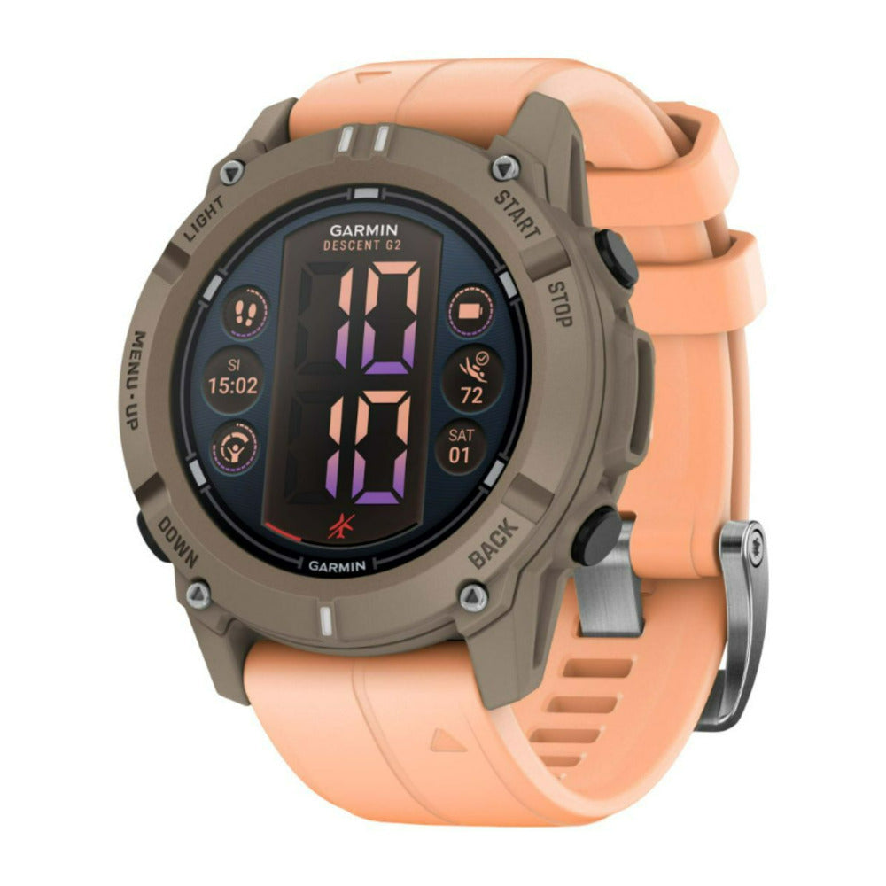 Garmin Descent G2 Dive 45mm GPS Smart Watch (Paloma with Shell Pink Band)