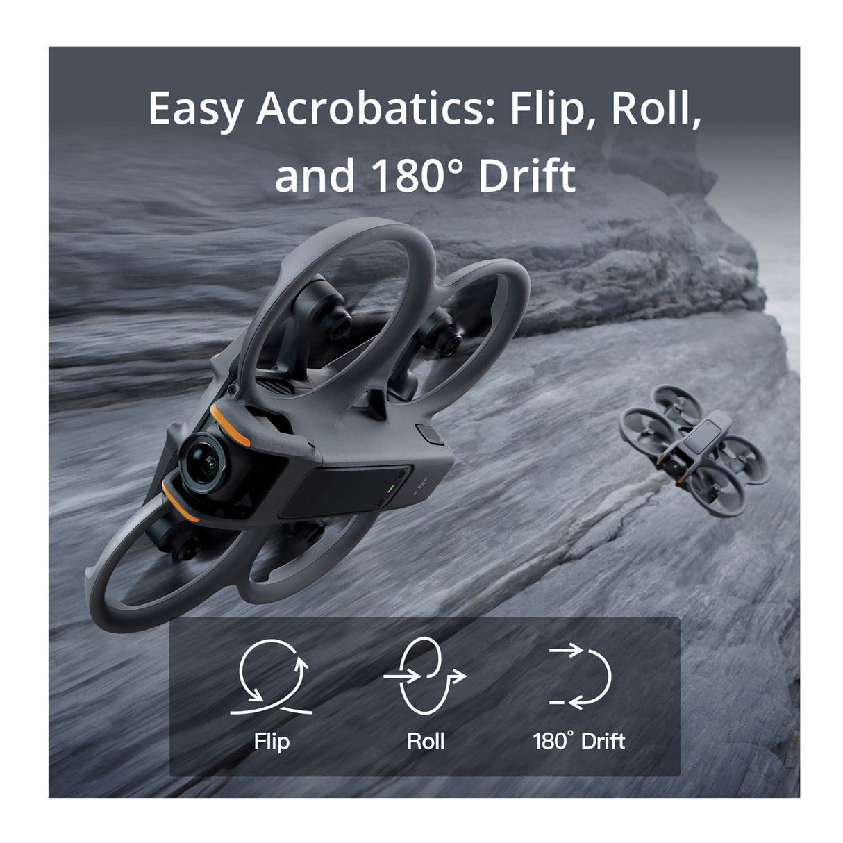 DJI Avata 2 FPV Fly More 3-Batteries Combo Drone with Care Refresh 2-Year Physical Plan Card Bundle