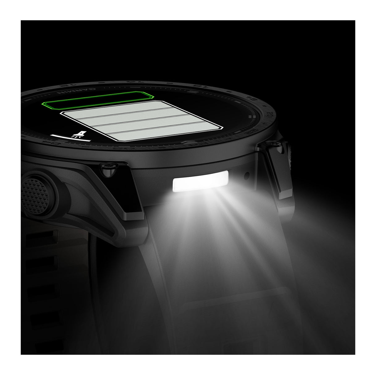 Garmin tactix 8 47mm AMOLED Sapphire Edition Smartwatch with Built-In Flashlight (Black)