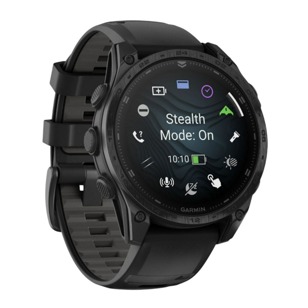 Garmin tactix 8 47mm AMOLED Sapphire Edition Smartwatch with Built-In Flashlight (Black)