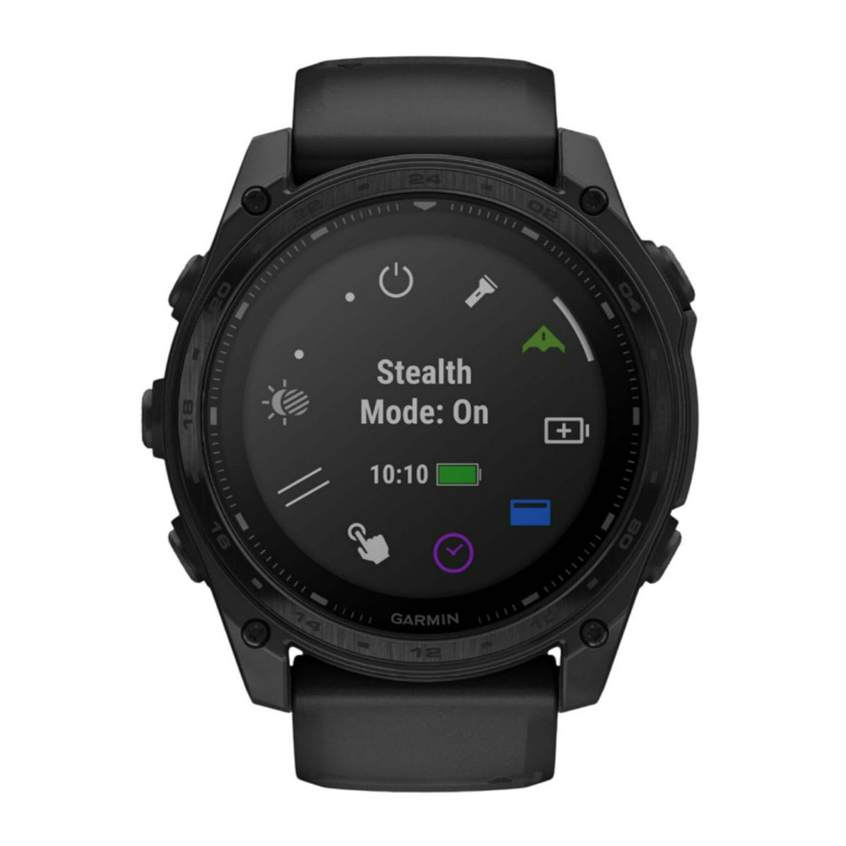 Garmin tactix 8 51mm Solar Edition Smartwatch with Built-In Flashlight (Black)