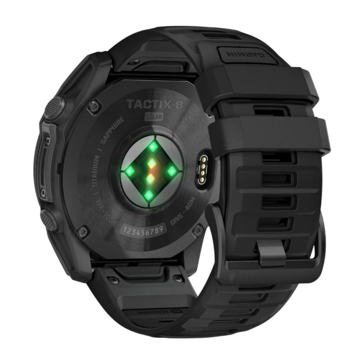 Garmin tactix 8 51mm Sapphire Solar Elite Edition Smartwatch with Built-In Flashlight (Black)