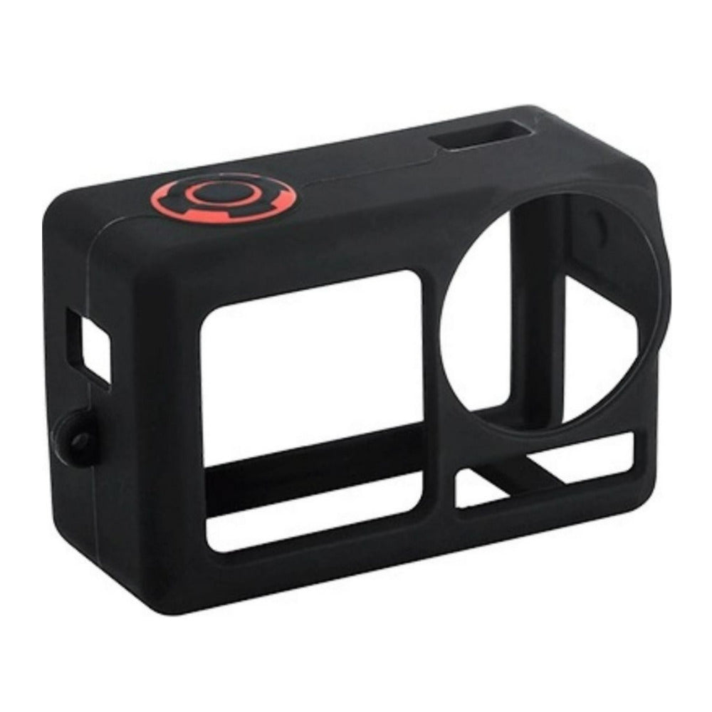 STARTRC Silicone Shock-Absorbent Protective Case with Lens Cap Kit for DJI Action 5 Pro (Black)