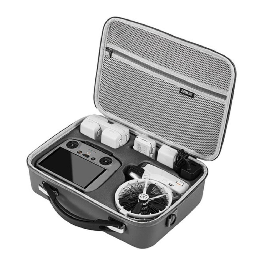 STARTRC Carrying Bag for DJI Flip Fly More Combo RC 2 and RC-N3 with PU Fabric Construction (Gray)