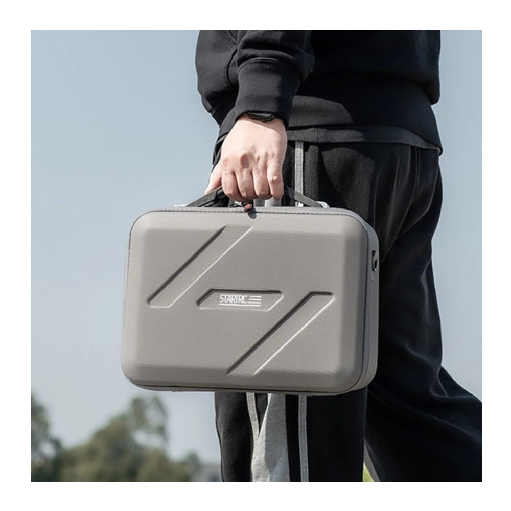 STARTRC Carrying Bag for DJI Flip Fly More Combo RC 2 and RC-N3 with PU Fabric Construction (Gray)