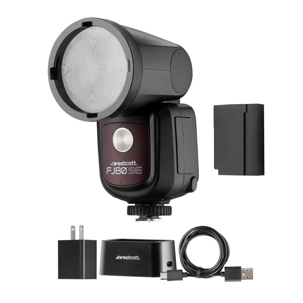 Westcott FJ80-SE S 80Ws Speedlight with Integrated 2.4 GHz Transceiver for Sony Cameras Bundle