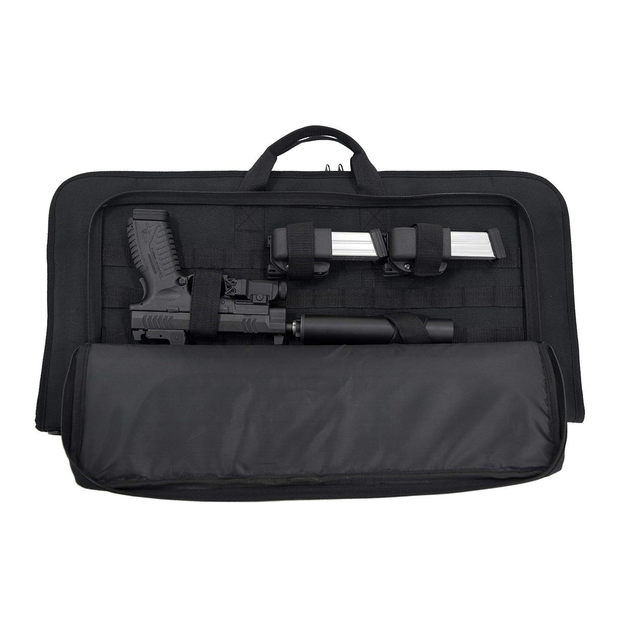 UTG Homeland Security 25 Inch Polyester Gun Black Case with Zippered Closures