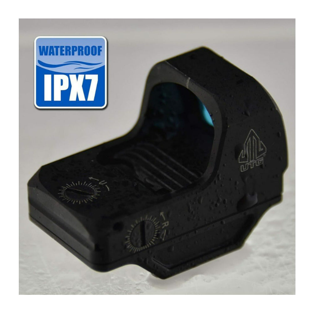 UTG OP3 Micro Red 4.0 MOA Single Dot Matte Black Sight with Adaptive Base