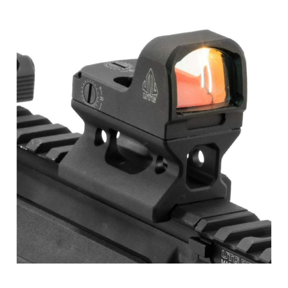 UTG OP3 Micro Red 4.0 MOA Single Dot Matte Black Sight with Adaptive Base
