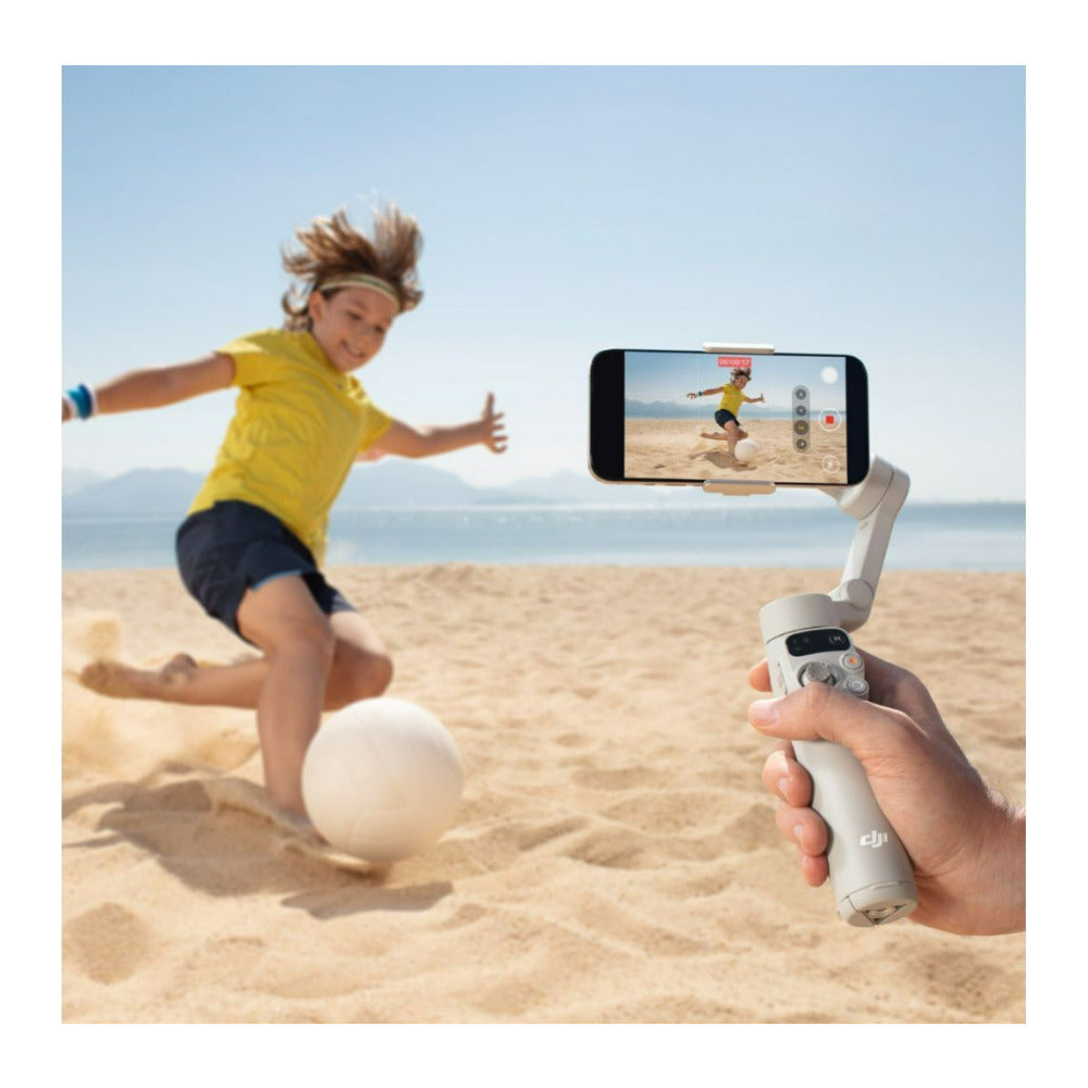 DJI Osmo Mobile 7 Gimbal with DJI Mic Mini (2 TX + 1 RX + Charging Case) and Folding Travel Case