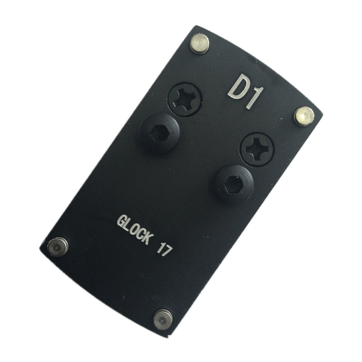 Ade Advanced Optics D1 Red Dot Mounting Plate for Glock with Aircraft Grade Aluminum Body (Black)