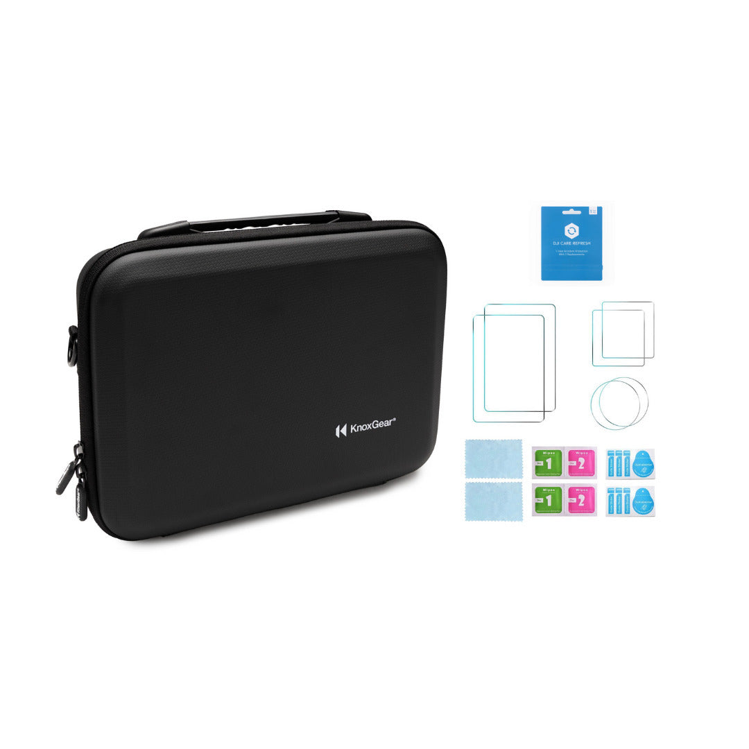 Knox Gear Portable Storage and Carrying Case and Refresh 1-Year Plan (Physical Card) Bundle