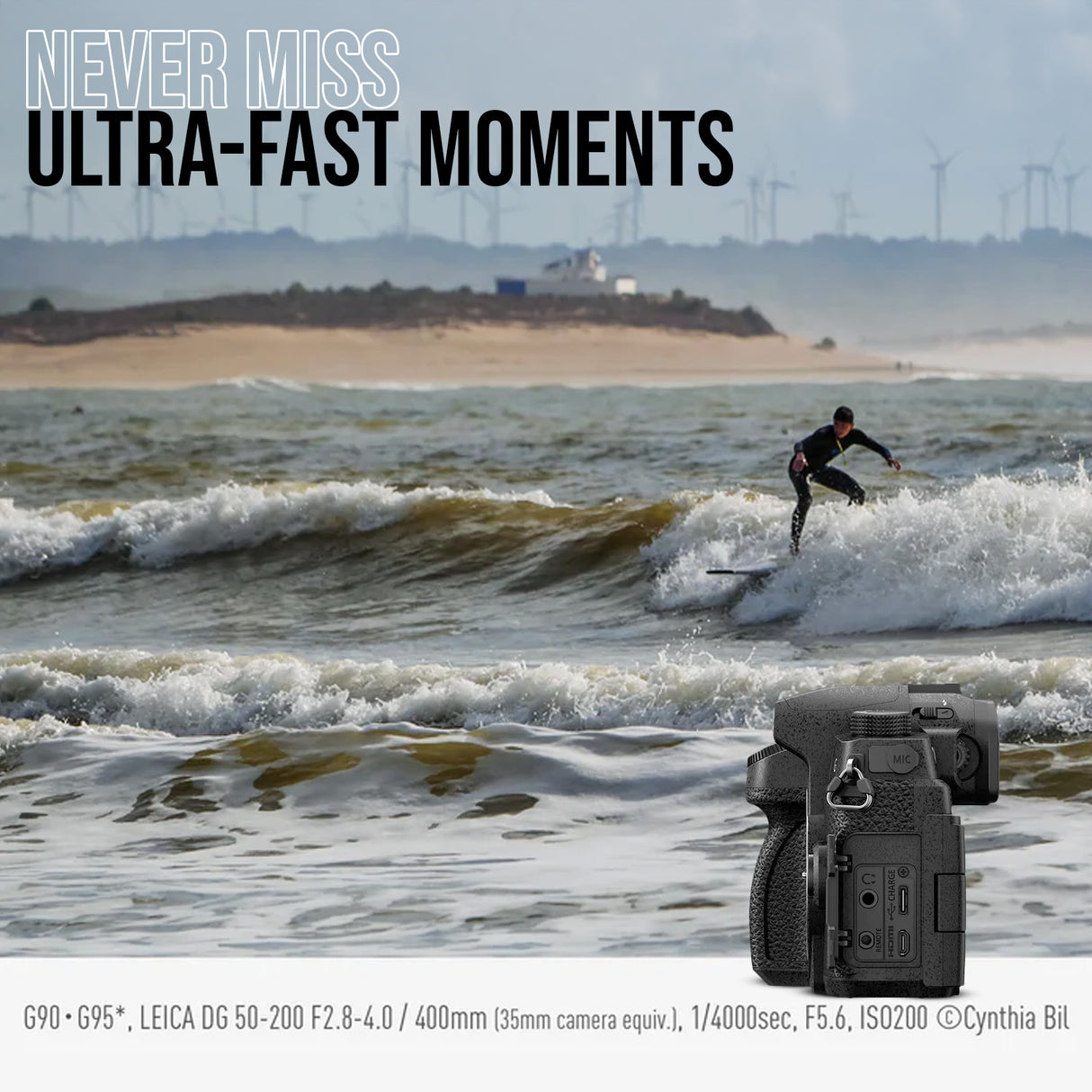 Panasonic LUMIX G97 Micro Four Thirds Mirrorless Camera (Black) with Gadget Bag and Battery Bundle