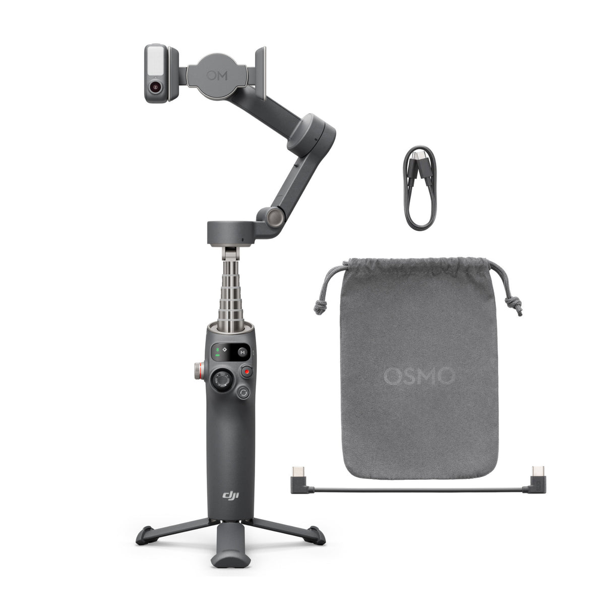 DJI Osmo Mobile 7P Intelligent Tracking Phone Gimbal with Care Refresh 2-Year Plan Card