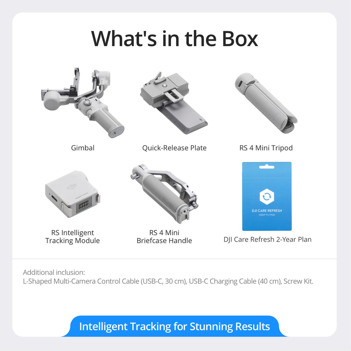 DJI RS 4 Mini Combo Bundle with Care Refresh 2-Year Plan Card