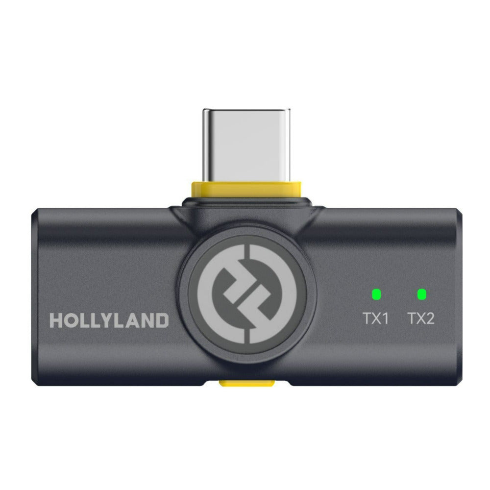 Hollyland Lark M2 Duo 2.4 Ghz Black Wireless Lavalier USB-C Microphone System