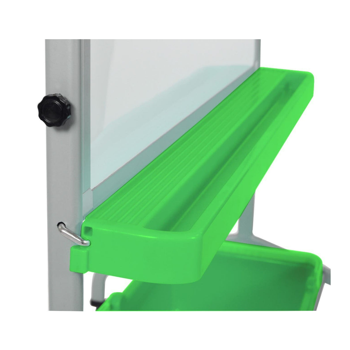 Luxor MB3040WBIN Classroom Chart Stand with Storage Bins, Adjustable Height, and Magnetic Design