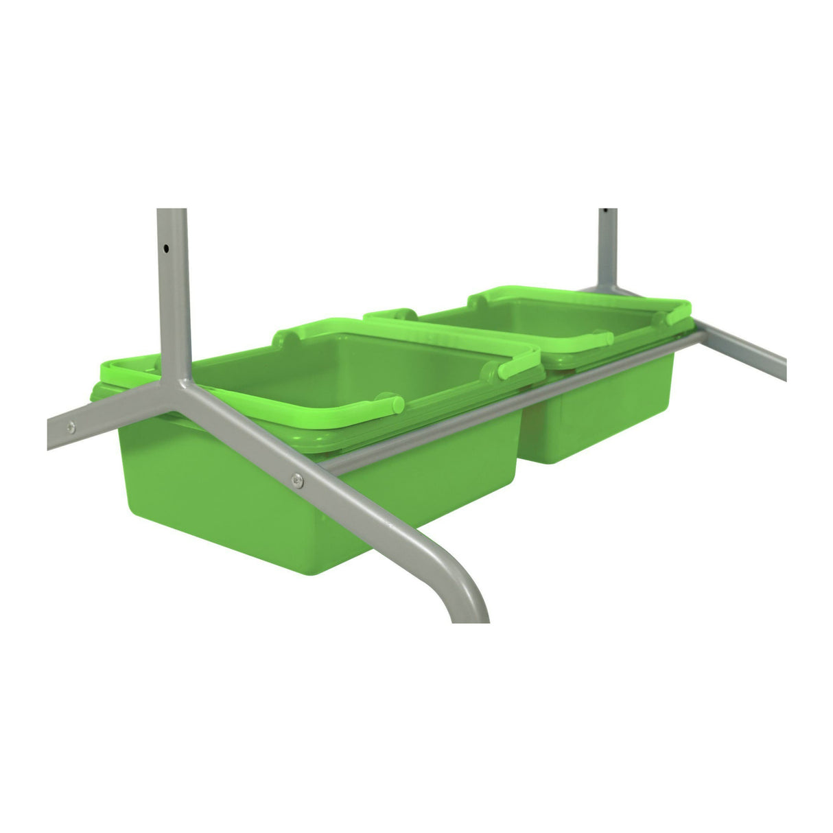 Luxor MB3040WBIN Classroom Chart Stand with Storage Bins, Adjustable Height, and Magnetic Design