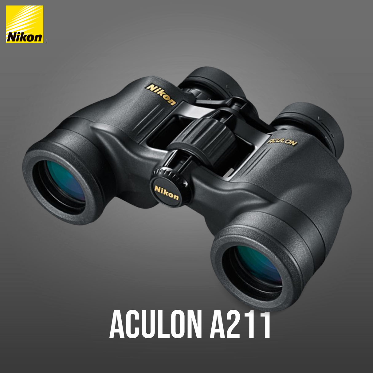 Nikon Aculon 7x35 A211 Central Focus Binocular with Aspherical Multi-Coated Eco-Glass Lenses Bundle