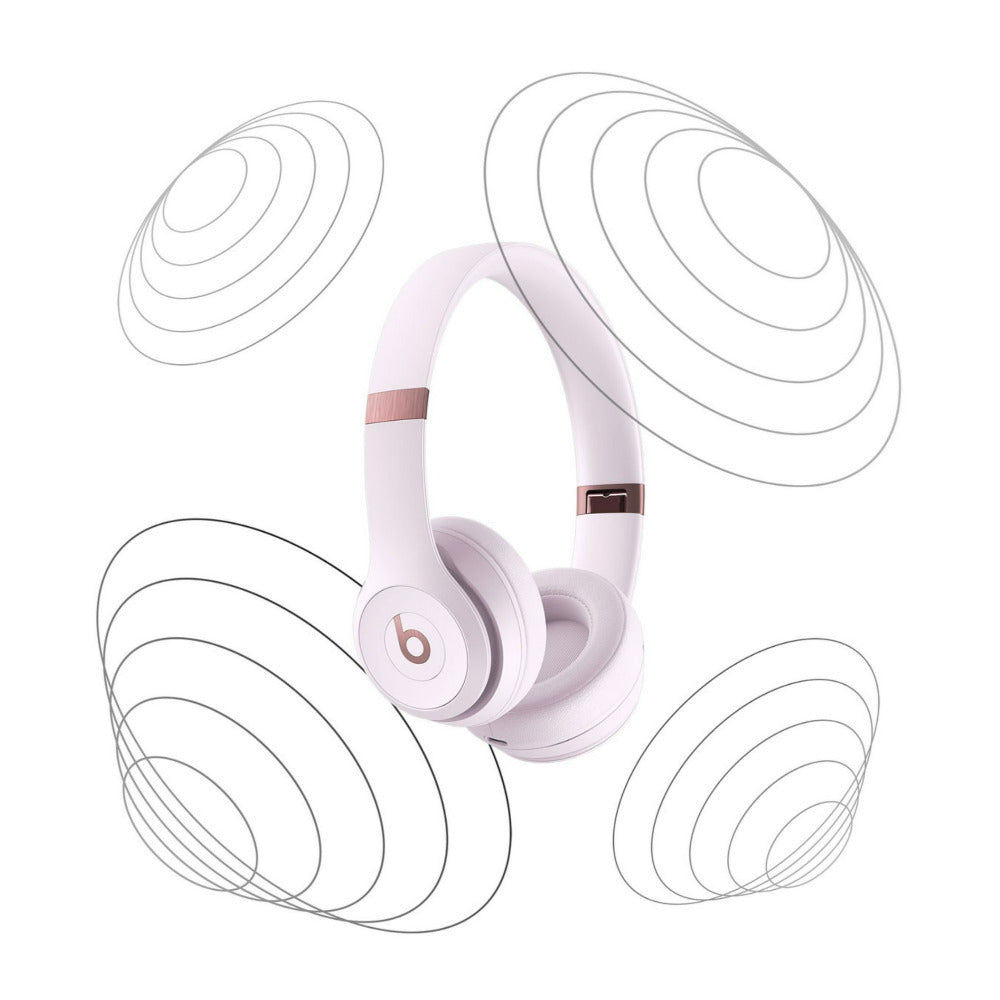 Beats Solo 4 Wireless Bluetooth On-Ear Headphones with Dynamic Head Tracking (Cloud Pink)
