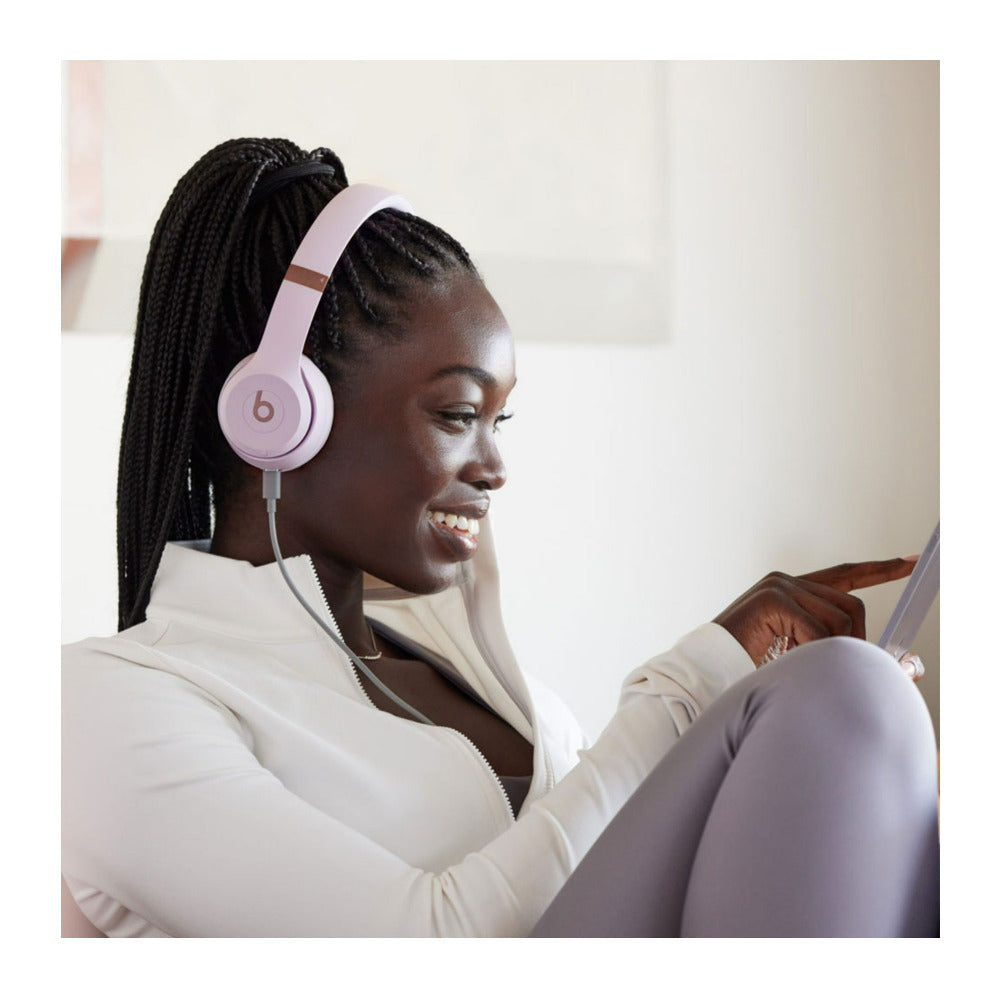 Beats Solo 4 Wireless Bluetooth On-Ear Headphones with Dynamic Head Tracking (Cloud Pink)