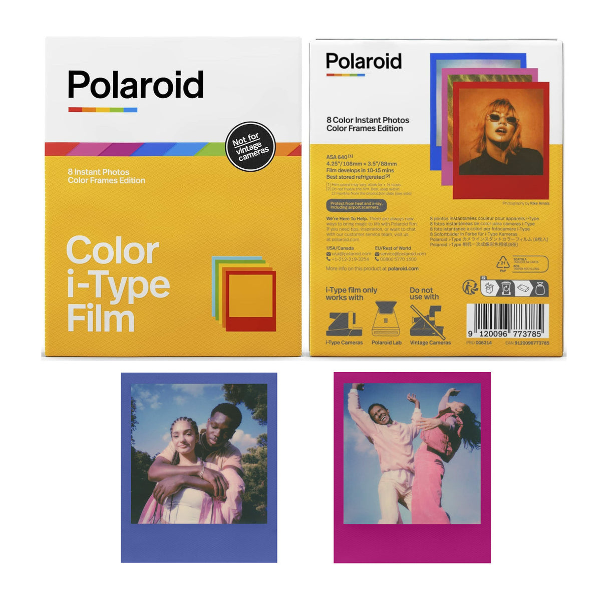 Polaroid Now Plus Generation 3 Instant Camera with Two-Lens AF System and Manual Mode (Black) Bundle