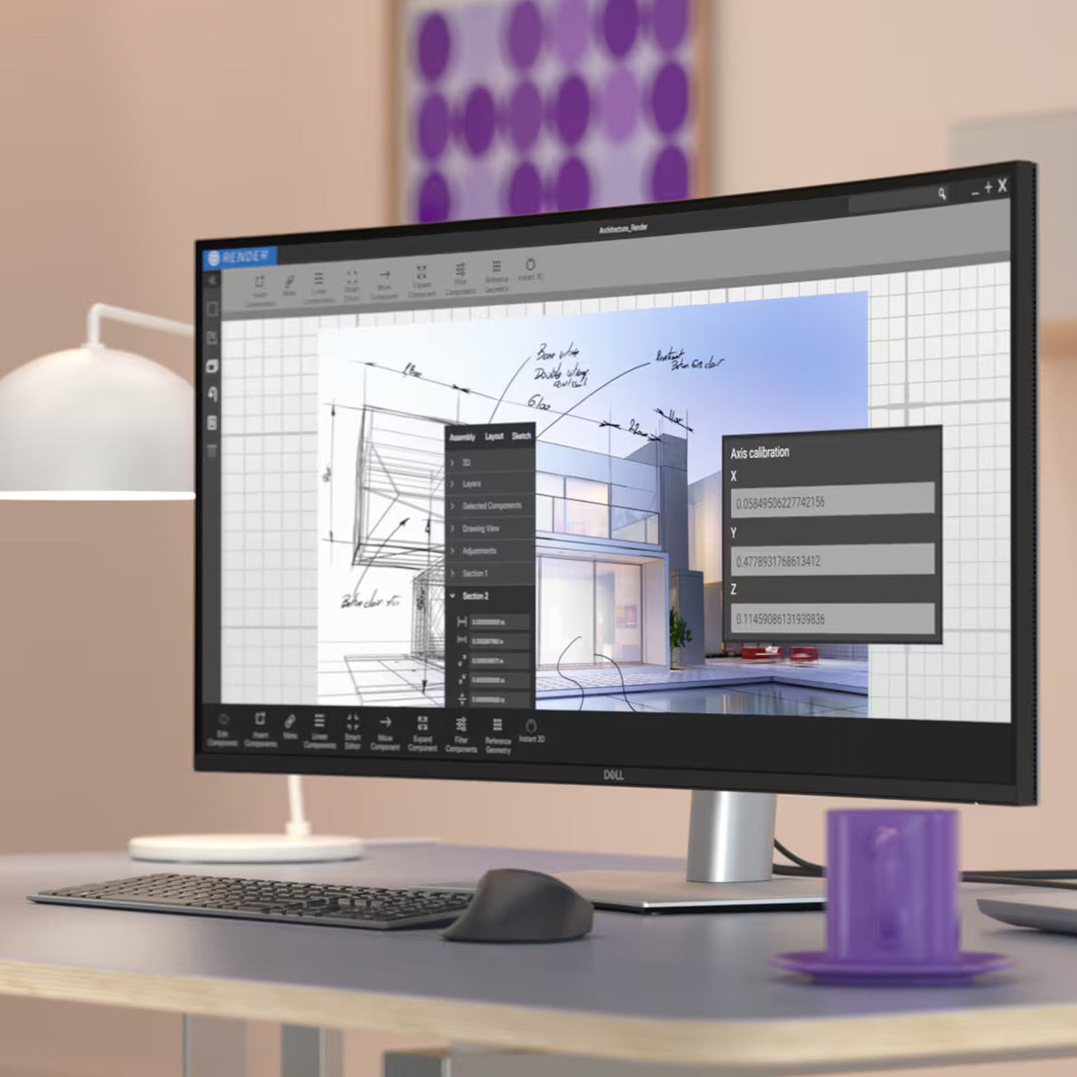 Dell UltraSharp U4025QW 40-Inch Curved Thunderbolt Hub Monitor with USB Hub and HDMI Cable Bundle