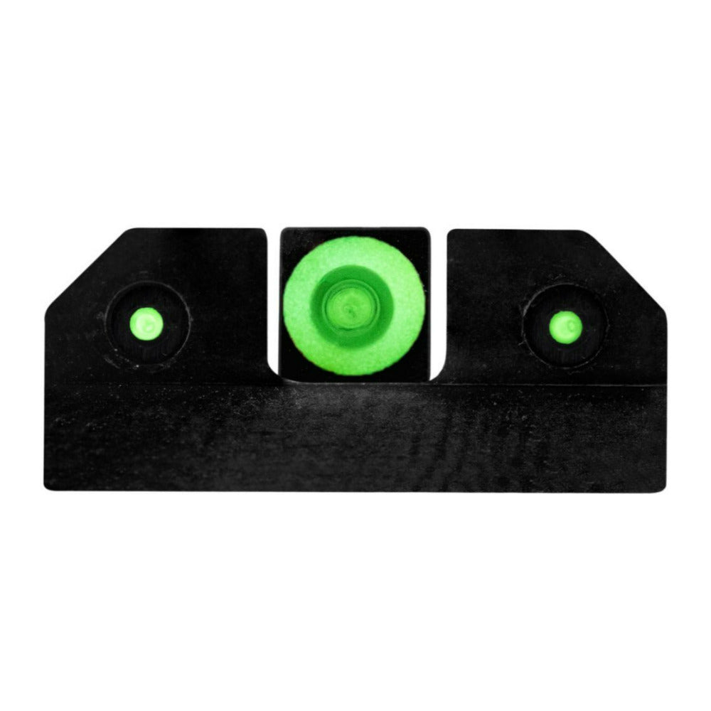 XS Sights R3D Sig Sauer Night Sight Green with Photoluminescent Glow Dot and Anti-Reflective Lens