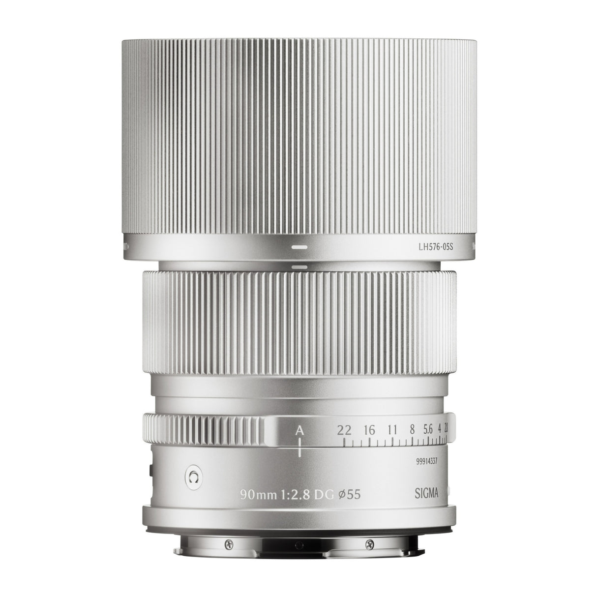 Sigma 90mm F2.8 DG Full-Frame Contemporary Lens with Manual Aperture Ring (Silver, L Mount)