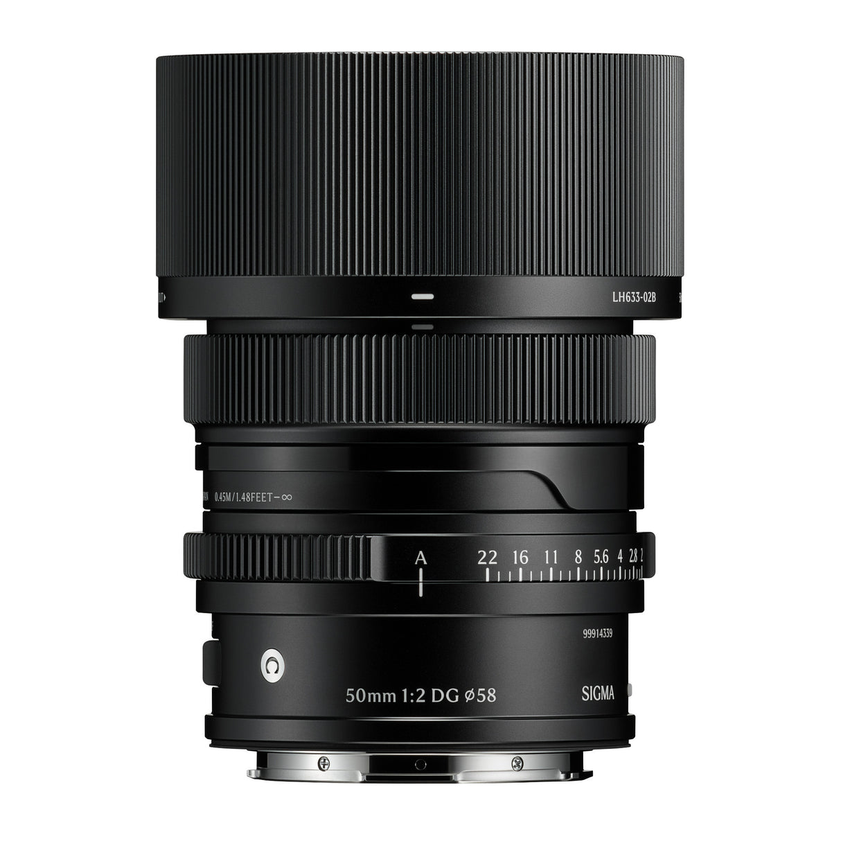 Sigma 50mm F2 DG Contemporary Lens with Manual Aperture Ring (Black, L Mount)