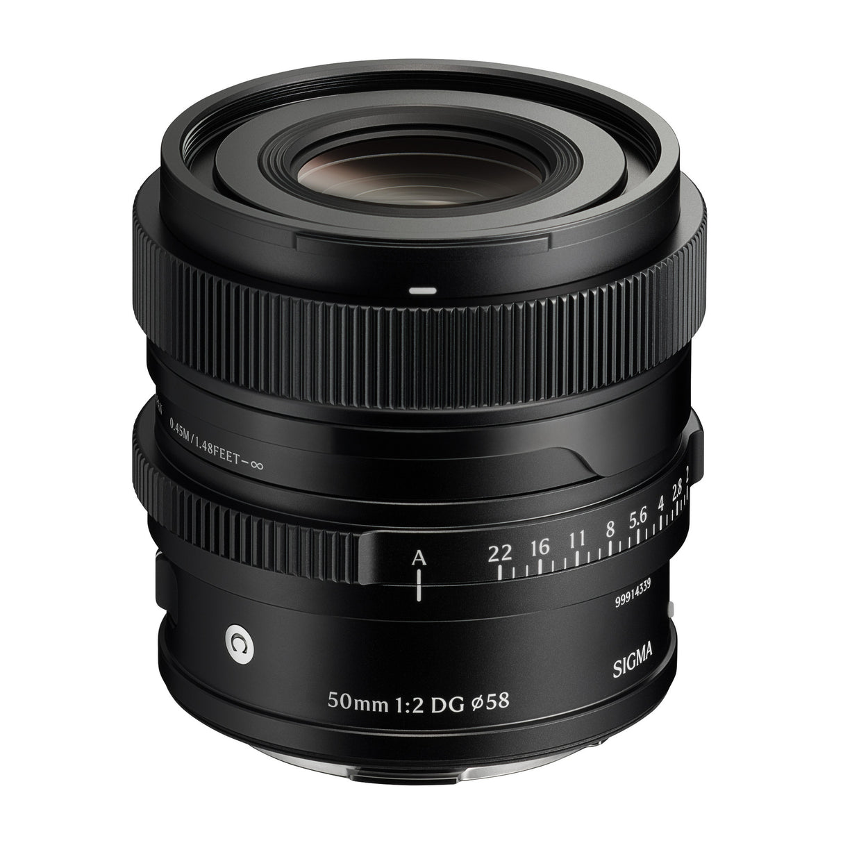 Sigma 50mm F2 DG Contemporary Lens with Manual Aperture Ring (Black, L Mount)