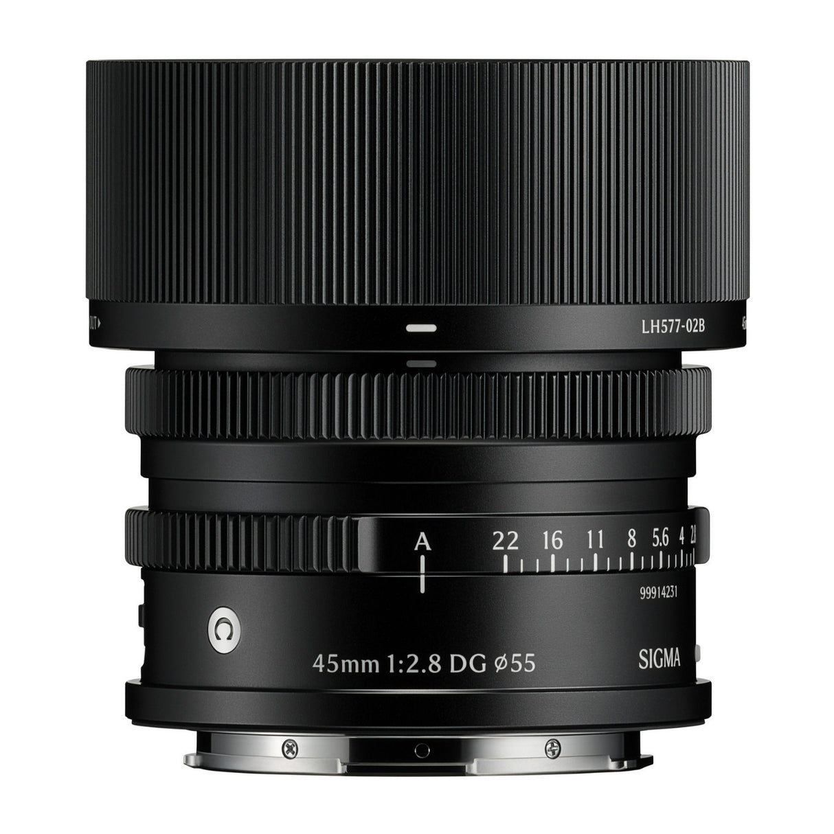 Sigma 45mm F2.8 DG Full-Frame Contemporary Lens with Metal Bayonet Hood (Black, L Mount)