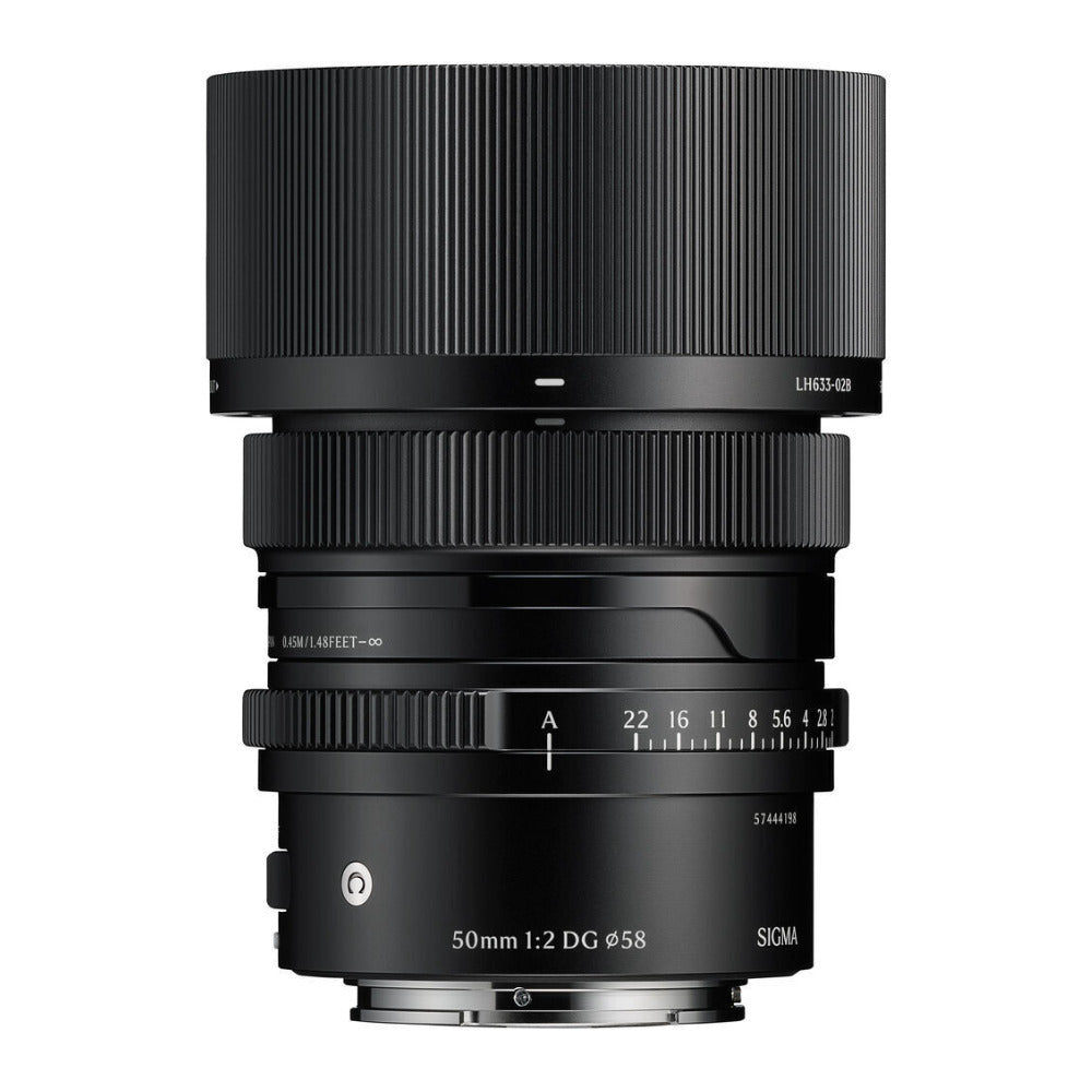 Sigma 50mm F2 DG Contemporary Lens with Manual Aperture Ring (Black, Sony E Mount)
