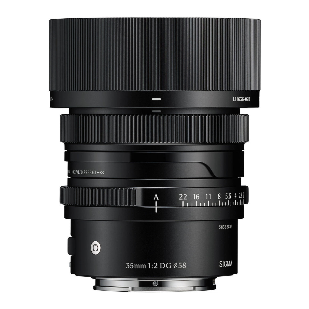 Sigma 35mm F2 DG Full-Frame Contemporary Lens with Manual Aperture Ring (Black, Sony E Mount)
