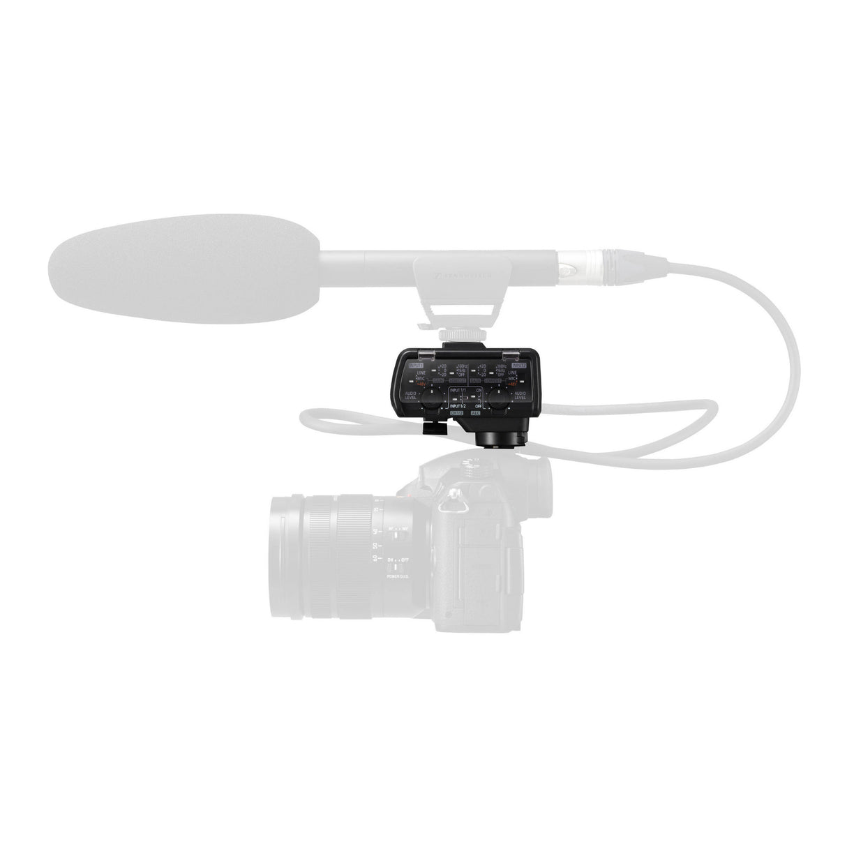 Panasonic LUMIX DMW-XLR1 Professional XLR Audio Video Microphone Adapter (Black, Refurbished)