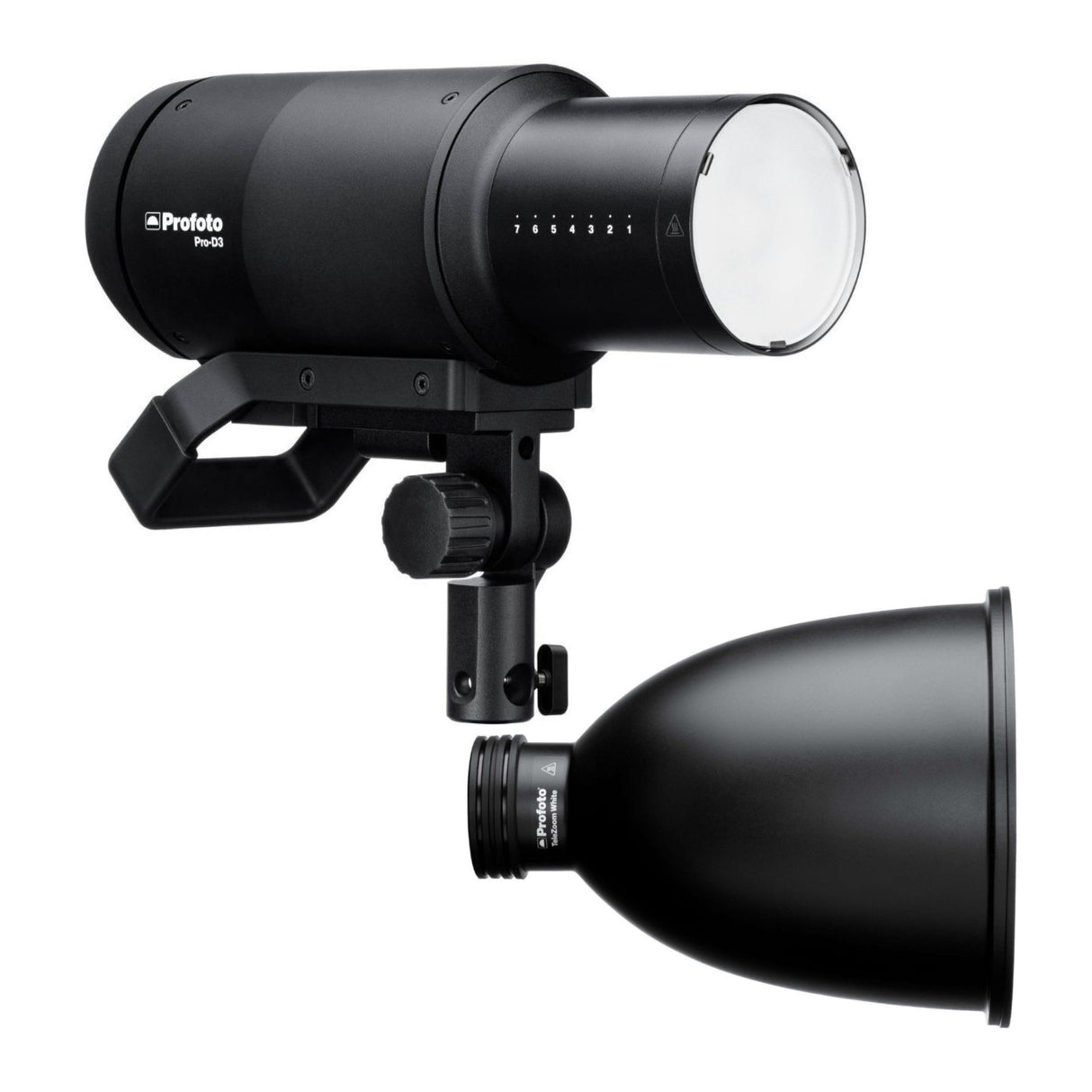 Profoto TeleZoom Reflector White for Protruded and Flat-Fronted Lights with Monolight Bundle