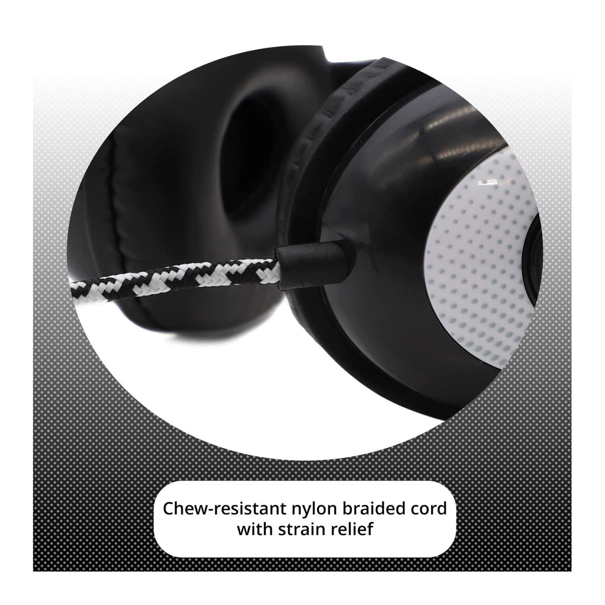 AVID Education AE-36 3.5mm Plug Headset with Noise Cancelling Microphone (White) Bundle (50-Pack)