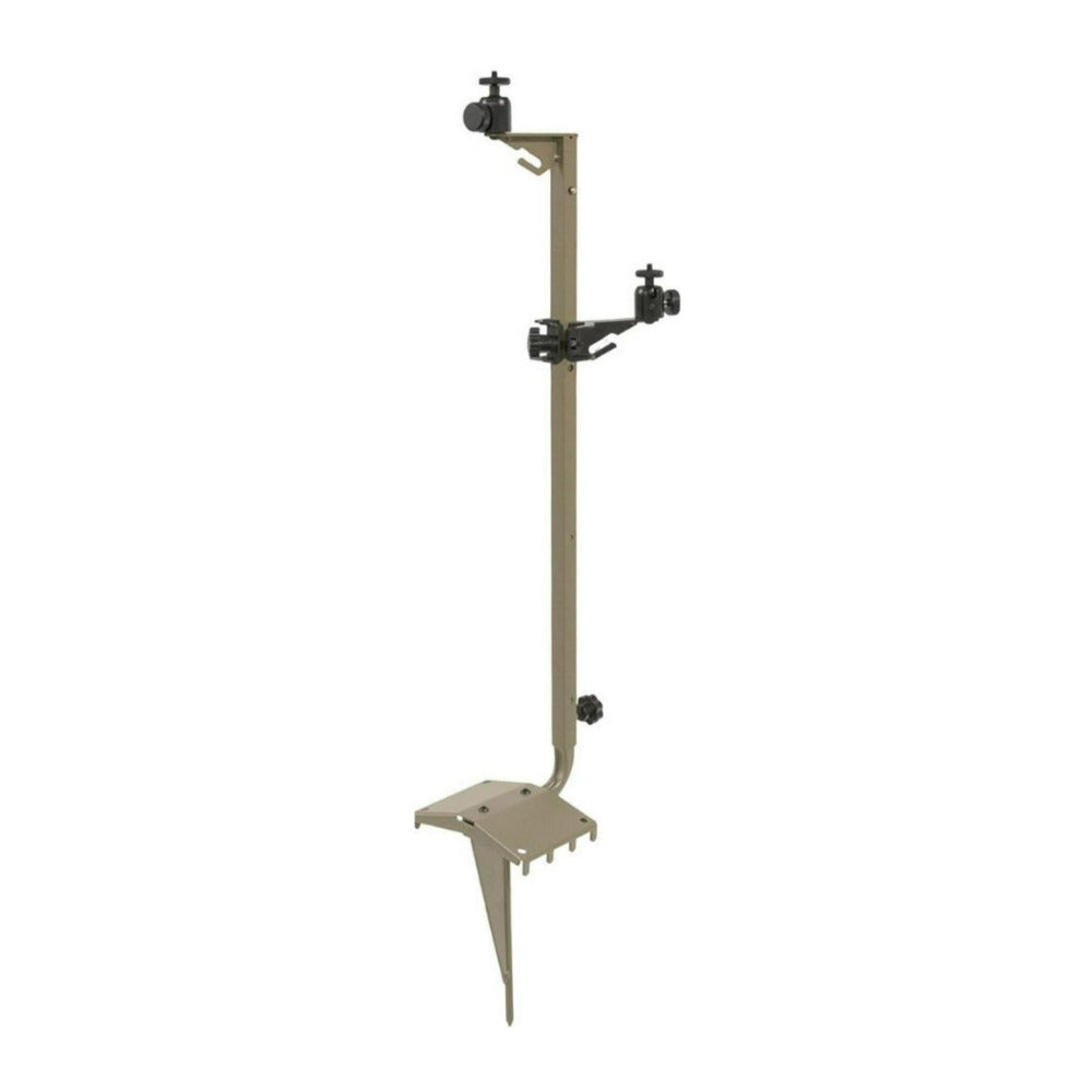 Wildgame Innovations Dual Mount Camera Stand with Steel Kick Plate and Weather-Resistant Powder Coat