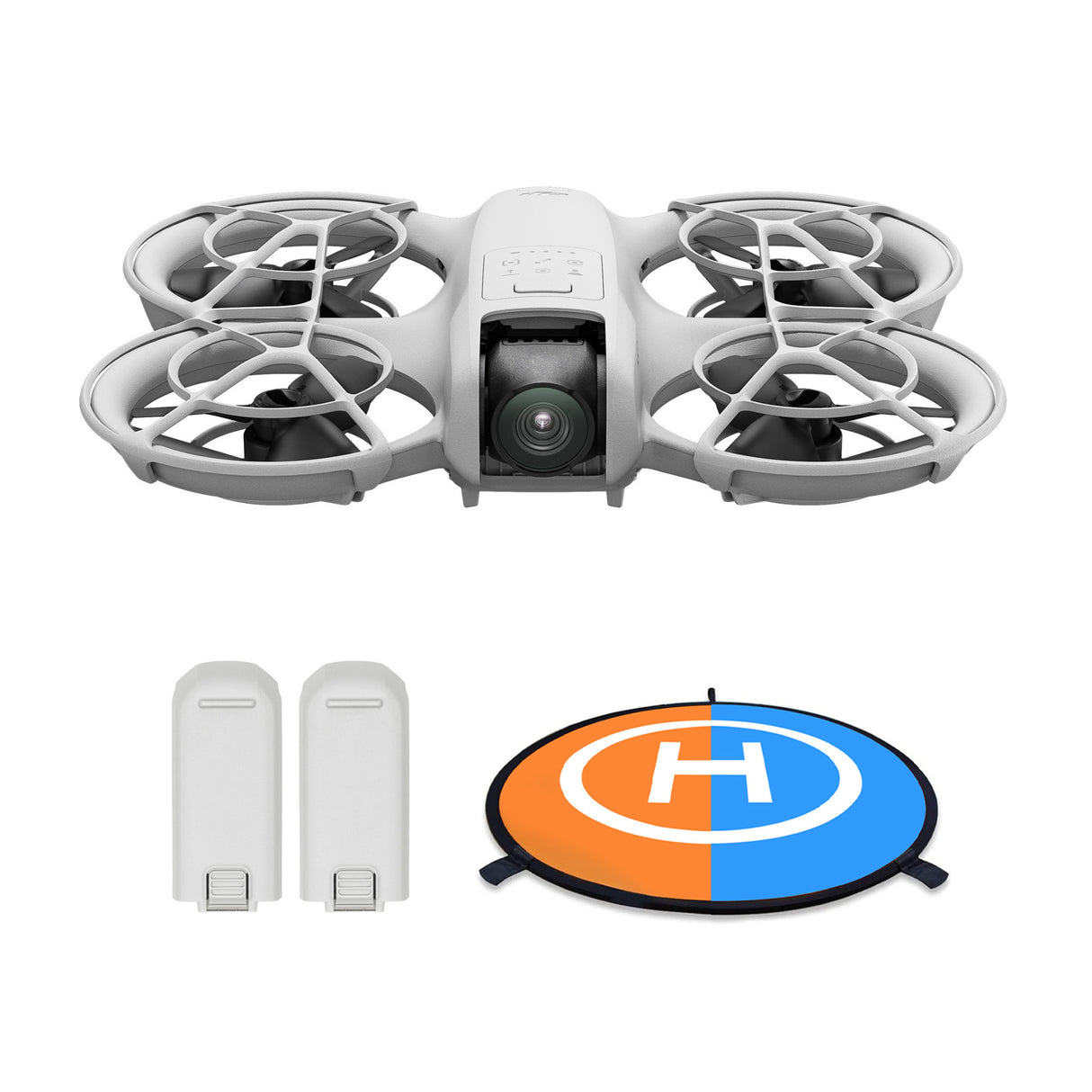 DJI Neo Palm Sized Lightweight Drone with Extra Intelligent Flight Battery and Drone Landing Pad