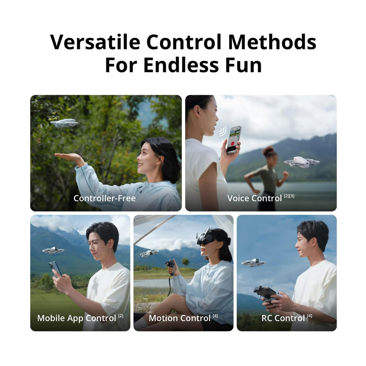 DJI Neo Palm Sized Lightweight Drone with Extra Intelligent Flight Battery and Drone Landing Pad