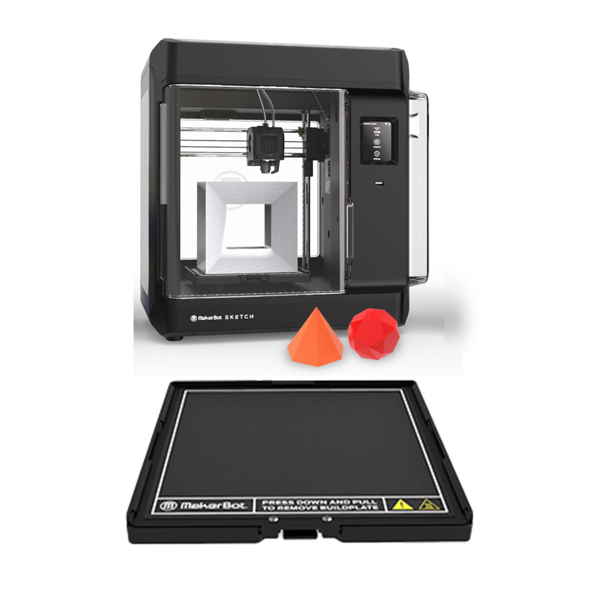 MakerBot Sketch Single-Printer Setup 3D Printer with Cloud Printing File Management Software Bundle