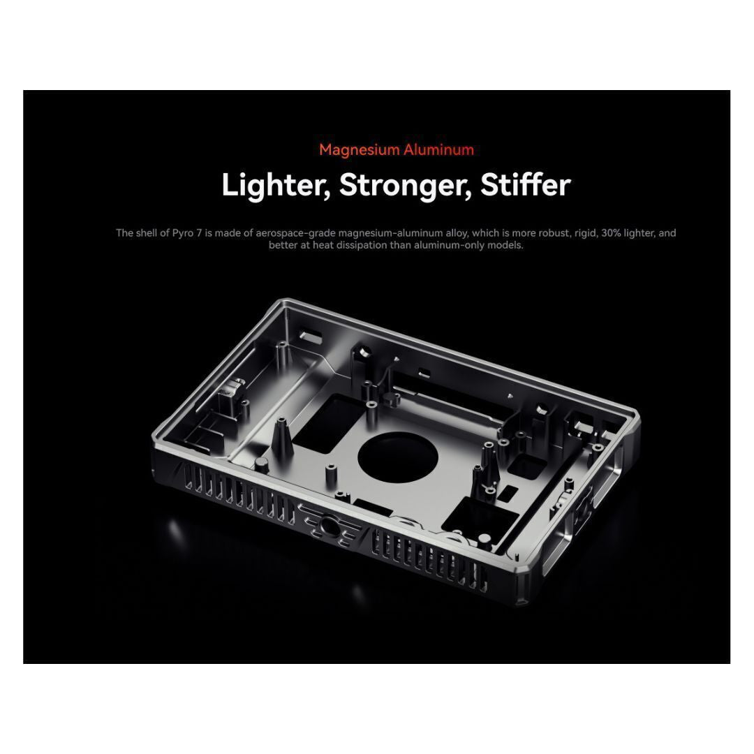 Hollyland Pyro 7 Wireless 7-Inch Monitor, Hood (Black), Cleaning Kit, and Cable Bundle